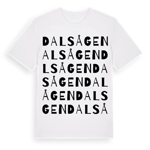 Dalsågen ordlek t-shirt – ekologisk bomull t-shirt från Pinshirt