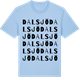 Blue Soul t-shirt med Dalsjö ordlek t-shirt