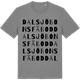 Mid Heather Gray t-shirt med Dalsjöbons fäbod ordlek t-shirt