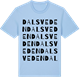 Blue Soul t-shirt med Dalsveden ordlek t-shirt