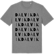 Mid Heather Gray t-shirt med Dalvik ordlek t-shirt