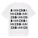 Dammen ordlek t-shirt