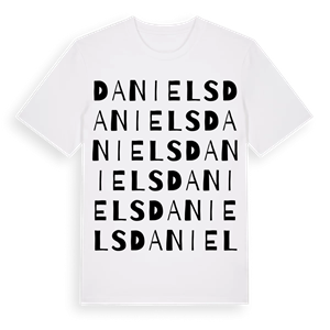 Daniels ordlek t-shirt – ekologisk bomull t-shirt från Pinshirt