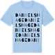 Blue Soul t-shirt med Daniels hage ordlek t-shirt