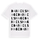Daniels hage ordlek t-shirt