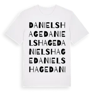 Daniels Hage ordlek t-shirt – ekologisk bomull t-shirt från Pinshirt