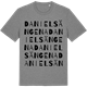 Mid Heather Gray t-shirt med Danielsängena ordlek t-shirt