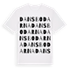 White t-shirt med Dansbodarna ordlek t-shirt