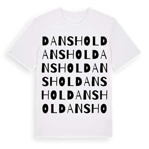 Danshol ordlek t-shirt – ekologisk bomull t-shirt från Pinshirt