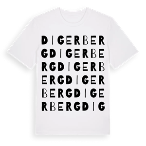 Digerberg ordlek t-shirt – ekologisk bomull t-shirt från Pinshirt