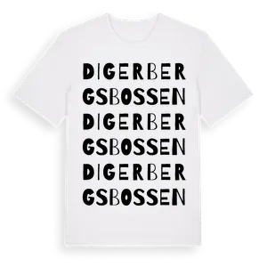 Digerbergsbossen ordlek t-shirt – ekologisk bomull t-shirt från Pinshirt