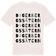 Vintage White t-shirt med Digerbergssätern ordlek t-shirt