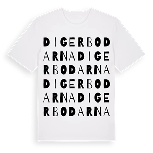 Digerbodarna ordlek t-shirt – ekologisk bomull t-shirt från Pinshirt