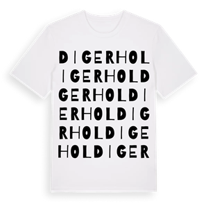 Digerhol ordlek t-shirt – ekologisk bomull t-shirt från Pinshirt