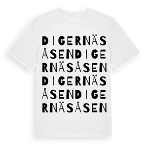 Digernäsåsen ordlek t-shirt – ekologisk bomull t-shirt från Pinshirt