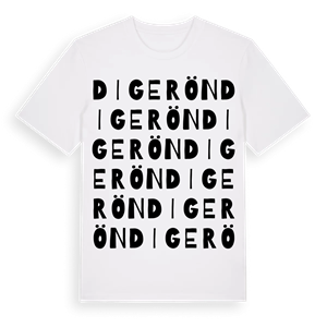 Digerön ordlek t-shirt – ekologisk bomull t-shirt från Pinshirt
