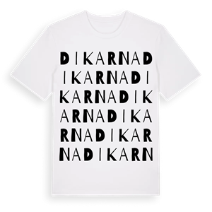 Dikarna ordlek t-shirt – ekologisk bomull t-shirt från Pinshirt