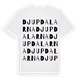 Djupdalarna ordlek t-shirt