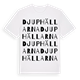 Djuphällarna ordlek t-shirt