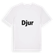 White t-shirt med Djur fetstil t-shirt