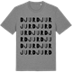 Mid Heather Gray t-shirt med Djur ordlek t-shirt
