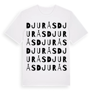 Djurås ordlek t-shirt – ekologisk bomull t-shirt från Pinshirt
