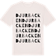 Vintage White t-shirt med Djurbacken ordlek t-shirt