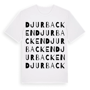Djurbacken ordlek t-shirt – ekologisk bomull t-shirt från Pinshirt