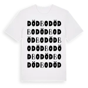 Dödbo ordlek t-shirt – ekologisk bomull t-shirt från Pinshirt