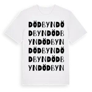 Dödbyn ordlek t-shirt – ekologisk bomull t-shirt från Pinshirt