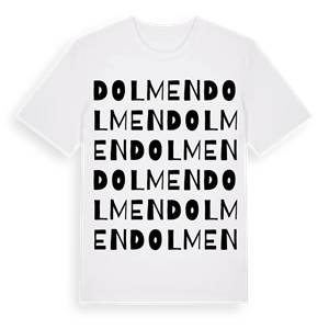 Dolmen ordlek t-shirt – ekologisk bomull t-shirt från Pinshirt