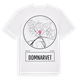 White t-shirt med Domnarvet t-shirt