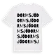 White t-shirt med Dormsjö ordlek t-shirt