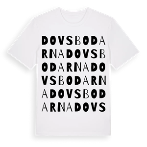 Dovsbodarna ordlek t-shirt – ekologisk bomull t-shirt från Pinshirt