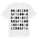 Dragbergsfäbodarna ordlek t-shirt
