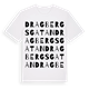Dragbergsgatan ordlek t-shirt