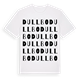 Dullbo ordlek t-shirt