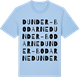 Blue Soul t-shirt med Dunder-Bodarne ordlek t-shirt