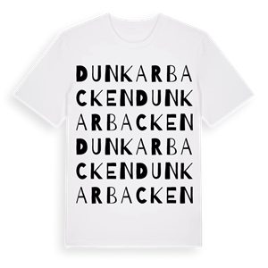 Dunkarbacken ordlek t-shirt – ekologisk bomull t-shirt från Pinshirt