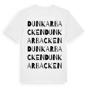 Dunkarbacken ordlek t-shirt – ekologisk bomull t-shirt från Pinshirt