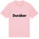 Pink Cotton t-shirt med Duvåker fetstil t-shirt