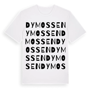 Dymossen ordlek t-shirt – ekologisk bomull t-shirt från Pinshirt