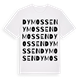 Dymossen ordlek t-shirt