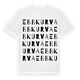 Ebbkurva ordlek t-shirt