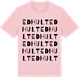 Pink Cotton t-shirt med Edhult ordlek t-shirt