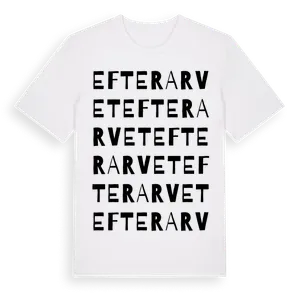 Efterarvet ordlek t-shirt – ekologisk bomull t-shirt från Pinshirt