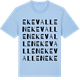Blue Soul t-shirt med Ekevallen ordlek t-shirt