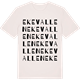 Vintage White t-shirt med Ekevallen ordlek t-shirt