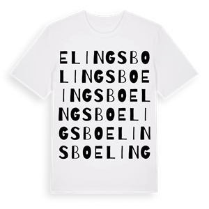 Elingsbo ordlek t-shirt – ekologisk bomull t-shirt från Pinshirt