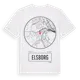 White t-shirt med Elsborg t-shirt